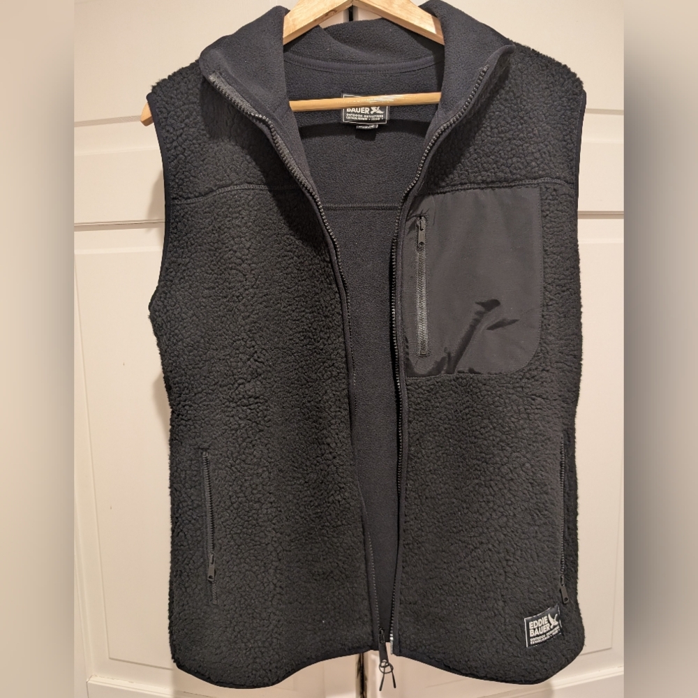 Women's Eddie Bauer Chilali Faux Fleece Vest Med tall